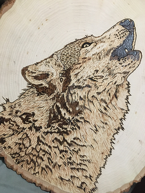 Pyrography example 3